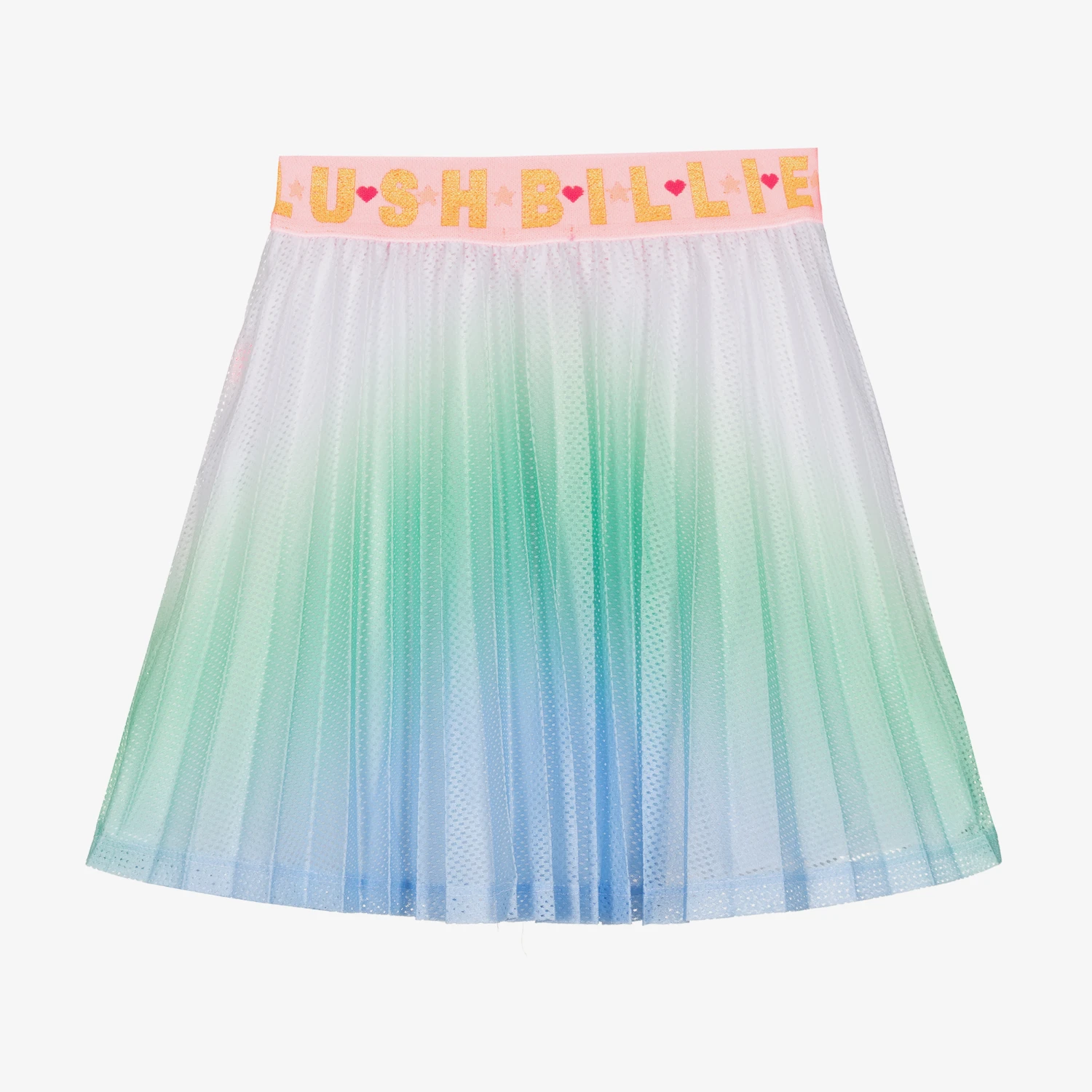 Billieblush Girls Blue Gradient Mesh Skirt 5 Billieblush Girls Blue Gradient Mesh Skirt - Image 3