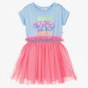 Billieblush Girls Blue & Pink Good Vibes Tulle Dress 1 Billieblush Girls Blue & Pink Good Vibes Tulle Dress -Billieblush billieblush girls blue pink good vibes tulle dress 502428 5732be69abe0be76ac70cecf9045f680a5840c0f