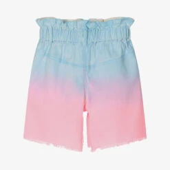 Billieblush Girls Blue & Pink Paper Bag Shorts -Billieblush billieblush girls blue pink paper bag shorts 502431 026911903213cecdd14f493cdce7bc5cdca06b2b