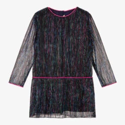 Billieblush Girls Blue Pleated Dress