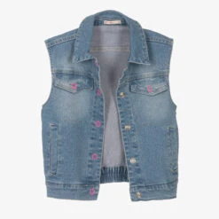 Billieblush Girls Blue Sleeveless Denim Jacket 9 Billieblush Girls Blue Sleeveless Denim Jacket -Billieblush billieblush girls blue sleeveless denim jacket 502445 06420f18ae19ca98df3d15f2734ff4dfd3ed2644