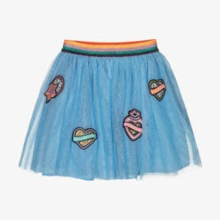 Billieblush Girls Blue Tulle Skirt
