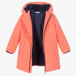 Billieblush Girls Coral Pink Hooded Coat -Billieblush billieblush girls coral pink hooded coat 468405 c8c6dacbd6b028362eb000edbd77009ef31daeb9