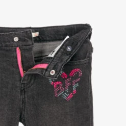 Billieblush Girls Flared Black Denim Jeans -Billieblush billieblush girls flared black denim jeans 468265 245c9c30118671e9fbb4c716354002d36cb701b2