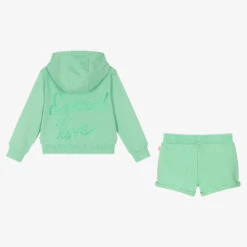 Billieblush Girls Green Cotton Pineapple Short Tracksuit -Billieblush billieblush girls green cotton pineapple short tracksuit 503791 73b0ac53af46e6cd977fc758bedf437f51a7159f