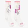 Billieblush Girls Ivory Unicorn Socks