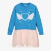Billieblush Girls Jumper & Tulle Dress -Billieblush billieblush girls jumper tulle dress 406417 006428f46184c60d321b21c84128a8dd99d99e54
