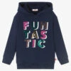 Billieblush Girls Navy Blue Cotton Hoodie 2 Billieblush Girls Navy Blue Cotton Hoodie -Billieblush billieblush girls navy blue cotton hoodie 468279 c7d22645e7fc0772184801be9c8a390fd4a4e869