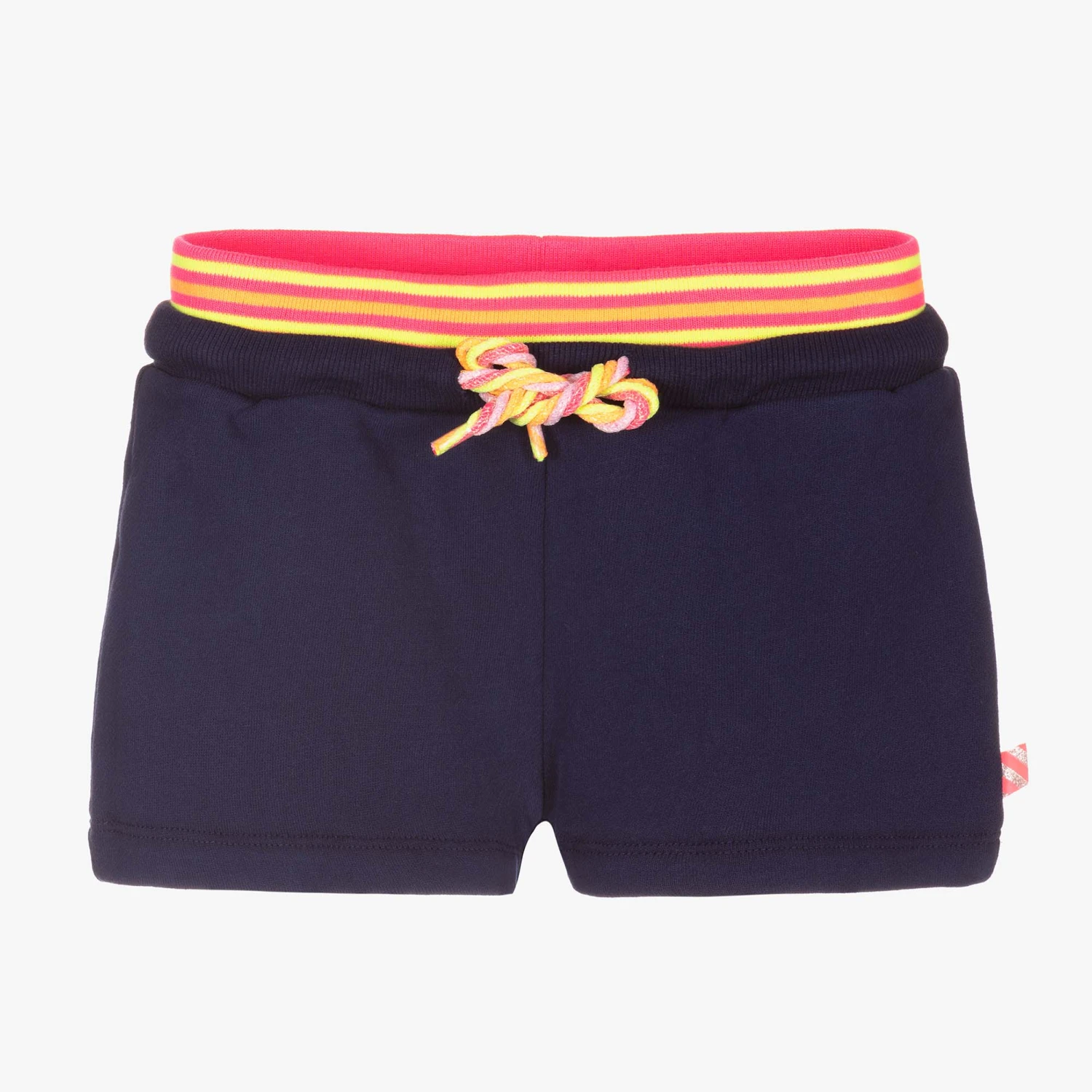 Billieblush Girls Navy Blue Cotton Shorts 3 Billieblush Girls Navy Blue Cotton Shorts