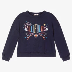 Billieblush Girls Navy Blue Sweatshirt