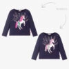 Billieblush Girls Navy Blue Unicorn Top -Billieblush billieblush girls navy blue unicorn top 468335 48ab61d1a13f440cfd92e53132491009c11a0bf8