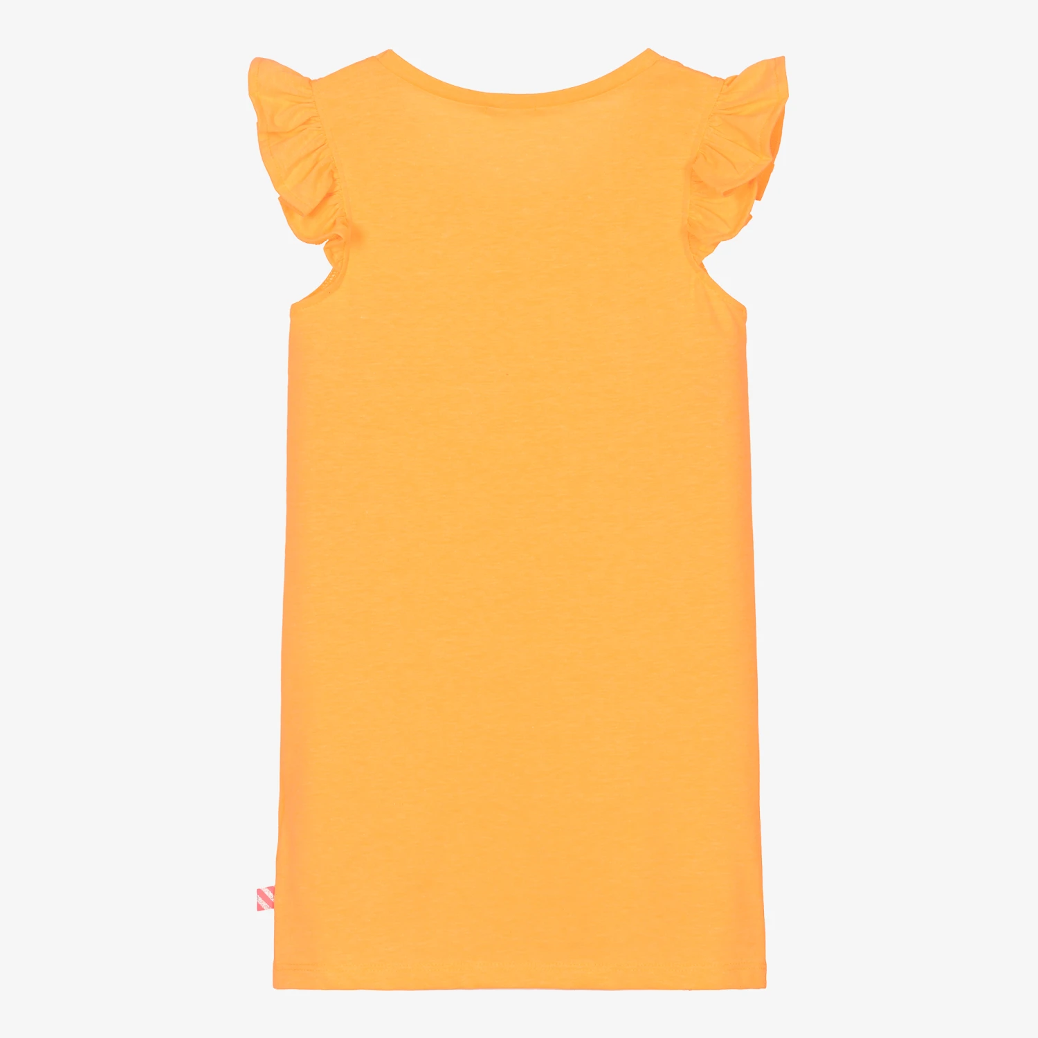 Billieblush Girls Neon Orange Candy Dress 4 Billieblush Girls Neon Orange Candy Dress - Image 2