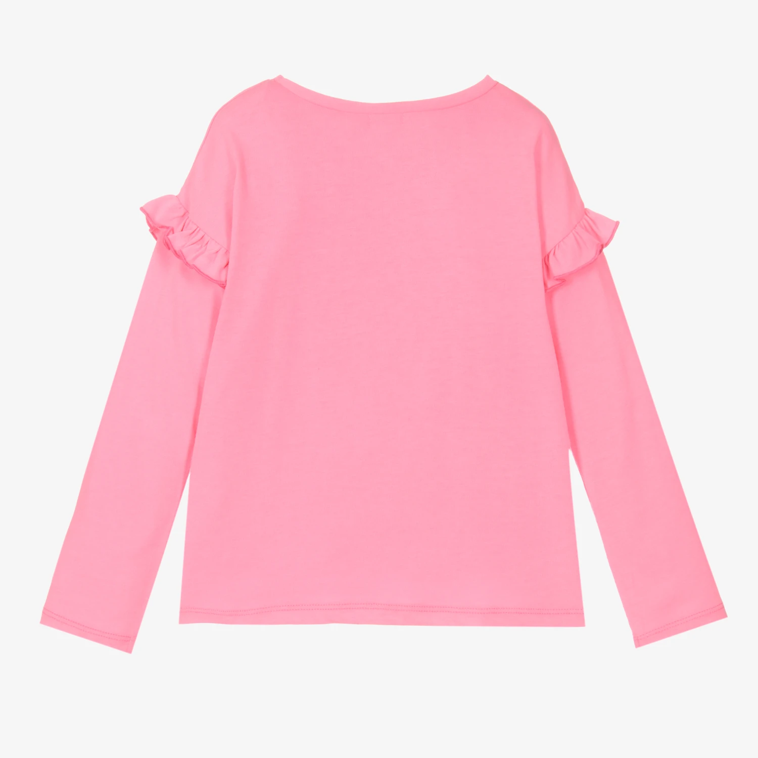 Billieblush Girls Neon Pink Heart Top 4 Billieblush Girls Neon Pink Heart Top - Image 2