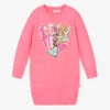 Billieblush Girls Neon Pink Knitted Dress