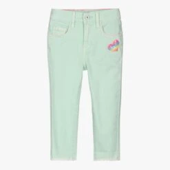 Billieblush Girls Pale Blue Heart Jeans