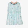 Billieblush Girls Pale Blue Pleated Dress