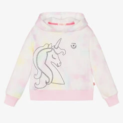 Billieblush Girls Pastel Pink Cotton Hoodie