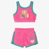 Billieblush Girls Pink Big Love Towelling Shorts Set -Billieblush billieblush girls pink big love towelling shorts set 503793 8ebd0622c0a0923b5634a27d28010ef8c9922d69