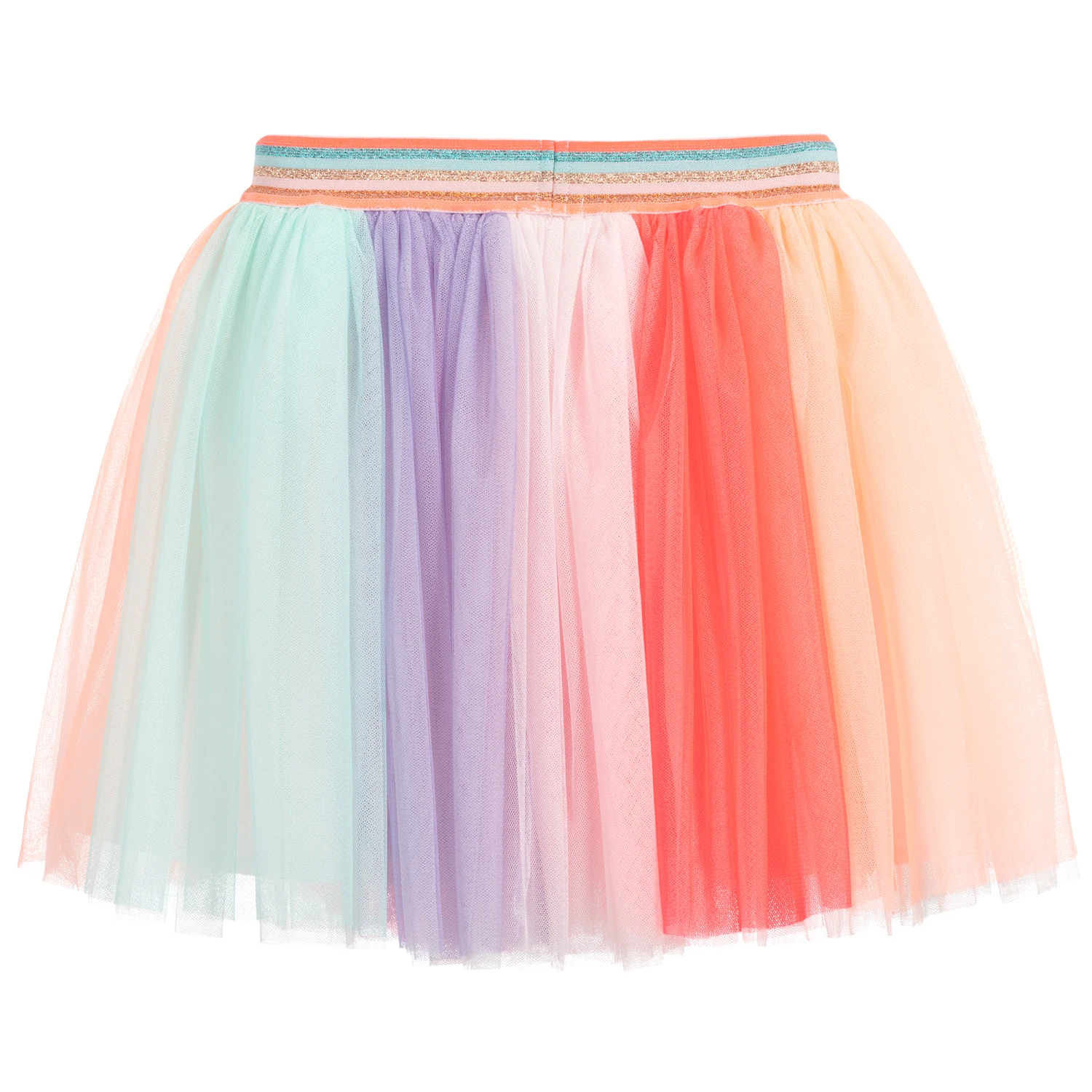 Billieblush Girls Pink & Blue Tulle Skirt 5 Billieblush Girls Pink & Blue Tulle Skirt - Image 3