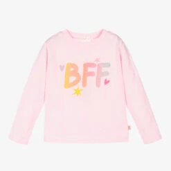Billieblush Girls Pink Cotton BFF T-Shirt