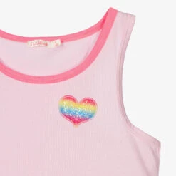 Billieblush Girls Pink Cotton Vest Top -Billieblush billieblush girls pink cotton vest top 439526 e134c6dba2d498bd779811156f8b401dc524173c