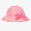 Billieblush Girls Pink Gingham Sun Hat -Billieblush billieblush girls pink gingham sun hat 439501 9f4aacb3bdf201930e237391214c476d262223a1