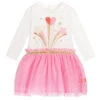 Billieblush Girls Pink & Ivory Dress -Billieblush billieblush girls pink ivory dress 337447 387acd6082dbaac9a6ef2797017c8f546cda25eb