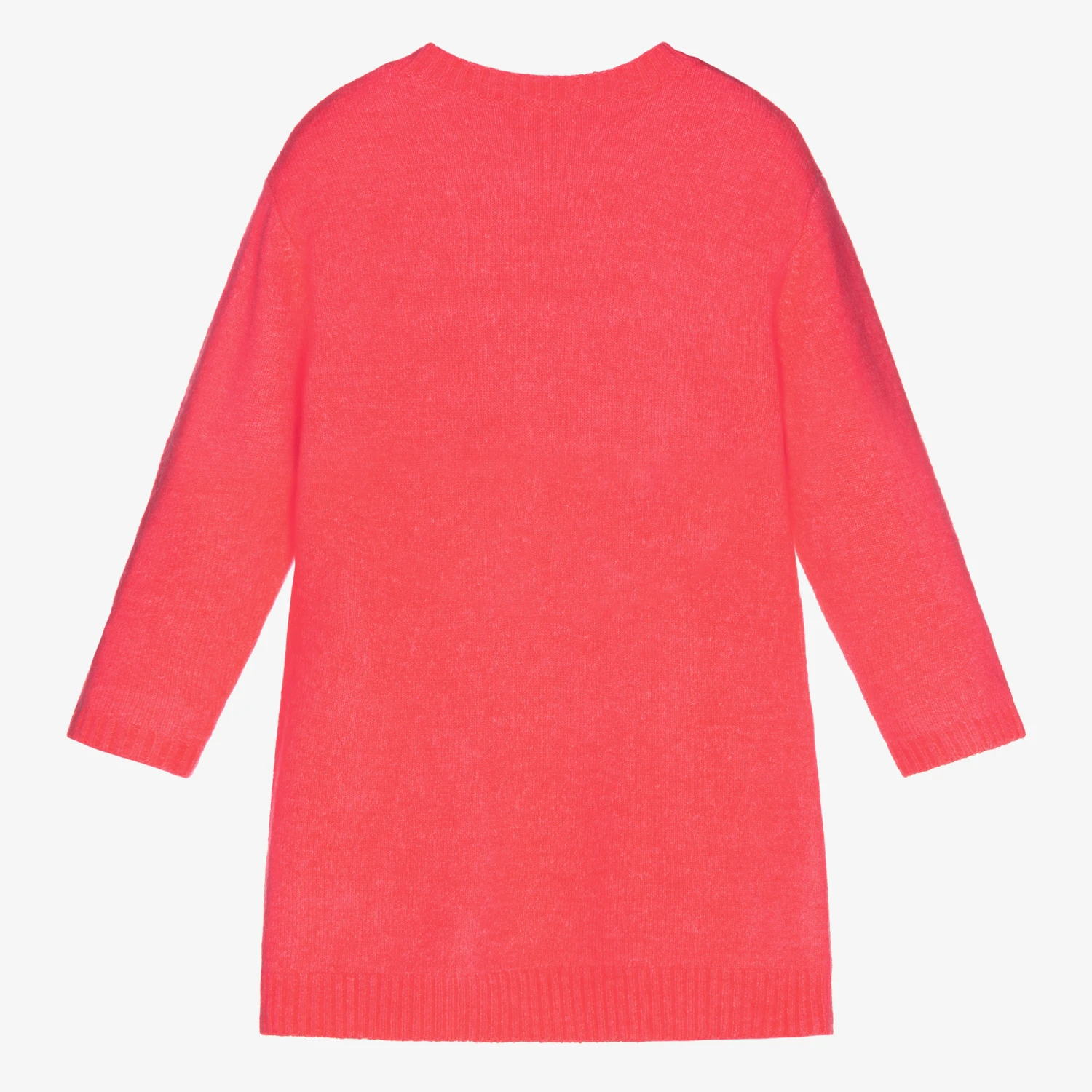 Billieblush Girls Pink Knitted Dress 4 Billieblush Girls Pink Knitted Dress - Image 2