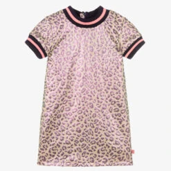 Billieblush Girls Pink Leopard Print Dress