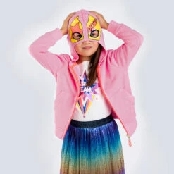 Billieblush Girls Pink Masked Zip-Up Top -Billieblush billieblush girls pink masked zip up top 406548 46d0e9b1eb91f331c6a3dad2c9fcb97576f28708