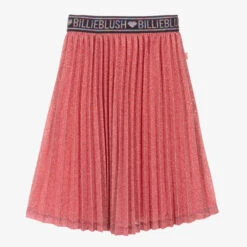 Billieblush Girls Pink Pleated Skirt