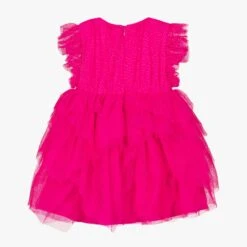 Billieblush Girls Pink Ruffle Tulle Dress -Billieblush billieblush girls pink ruffle tulle dress 406537 693dec25d1faba93212fa28631451f1f62e9d2ca