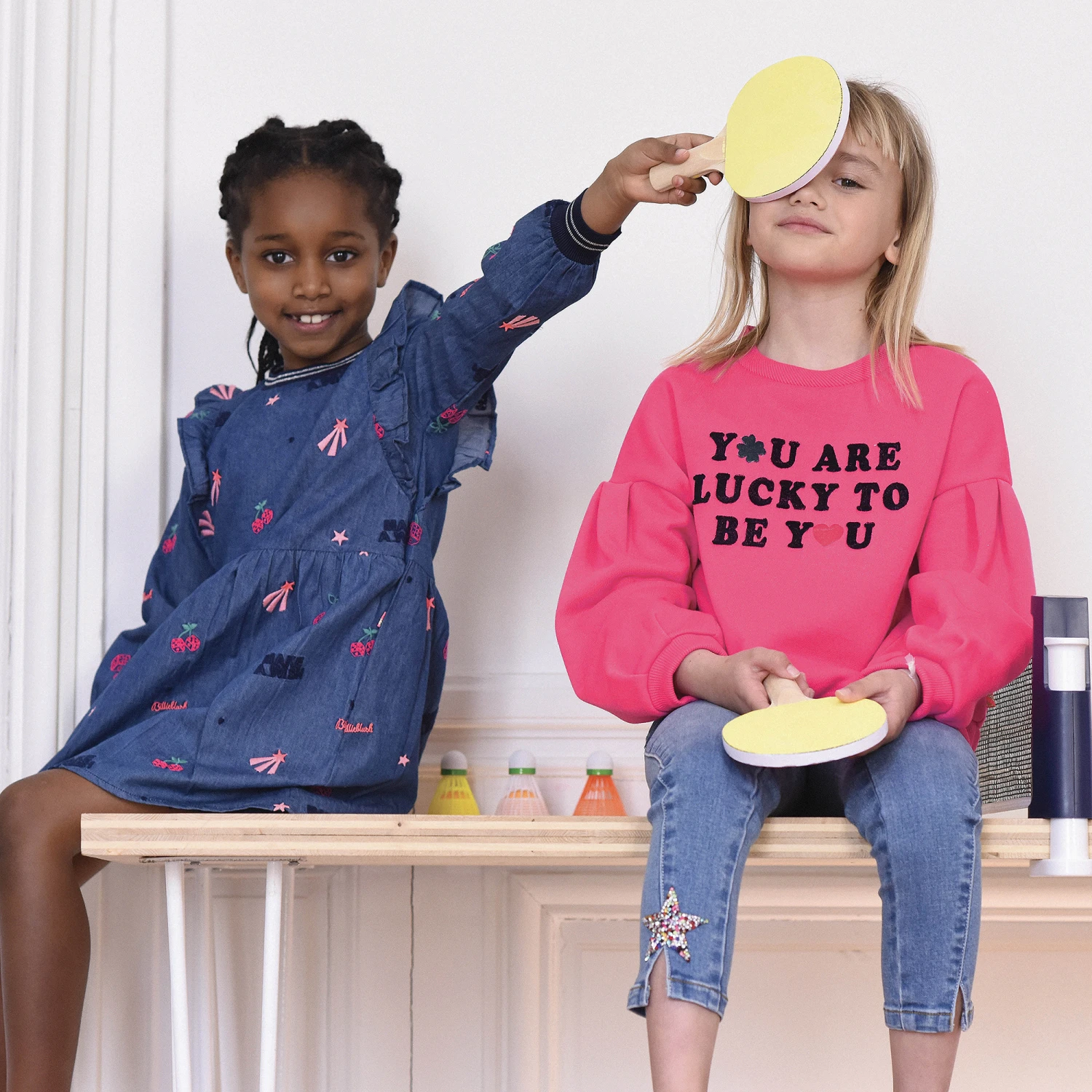 Billieblush Girls Pink Sweatshirt 4 Billieblush Girls Pink Sweatshirt - Image 2