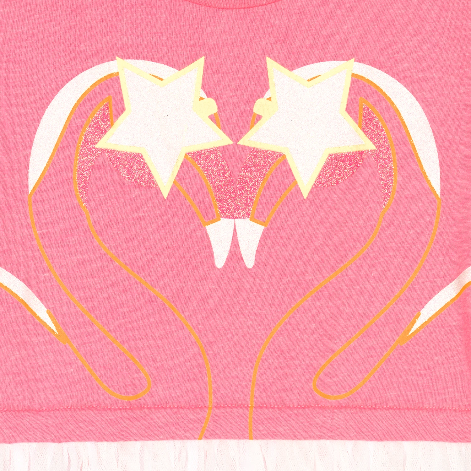 Billieblush Girls Pink & White Tulle Dress 5 Billieblush Girls Pink & White Tulle Dress - Image 3