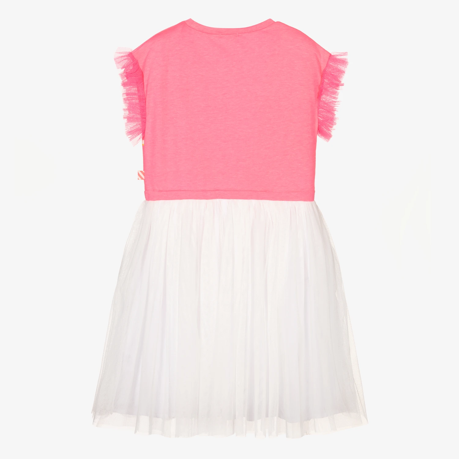 Billieblush Girls Pink & White Tulle Dress 4 Billieblush Girls Pink & White Tulle Dress - Image 2