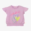 Billieblush Girls Purple Cotton Glitter Heart Logo T-Shirt 1 Billieblush Girls Purple Cotton Glitter Heart Logo T-Shirt -Billieblush billieblush girls purple cotton glitter heart logo t shirt 502537 8673794457b6de0dafe708252c36f90b9aaf6849