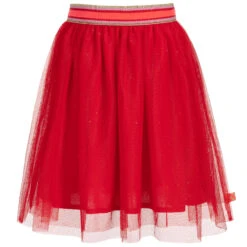 Billieblush Girls Red Tulle Skirt