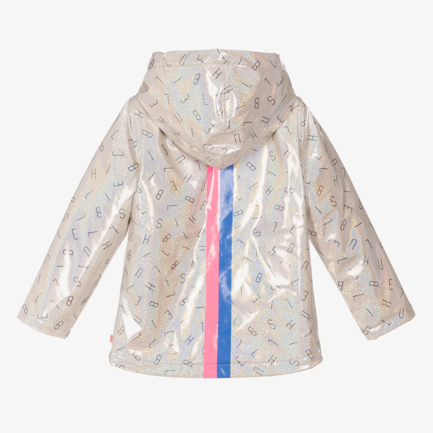 Billieblush Girls Sparkly Silver Coat 5 Billieblush Girls Sparkly Silver Coat - Image 3