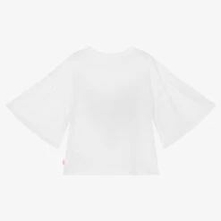 Billieblush Girls White Beaded Heart Cotton T-Shirt 7 Billieblush Girls White Beaded Heart Cotton T-Shirt -Billieblush billieblush girls white beaded heart cotton t shirt 500460 893764f637b469b34580051d9eb65ae00802871d