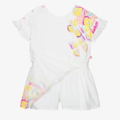 Billieblush Girls White Cotton Butterfly Playsuit -Billieblush billieblush girls white cotton butterfly playsuit 502541 088574bf6db653f5b469a358d32d6bb6cb447a23
