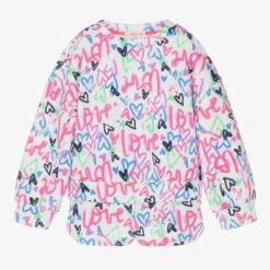Billieblush Girls White Graffiti Tracksuit
