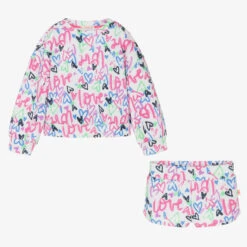 Billieblush Girls White Graffiti Tracksuit -Billieblush billieblush girls white graffiti tracksuit 503794 b62683a5f285e776d61db5975573c1d880502ec9