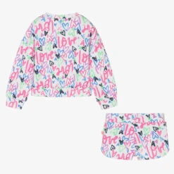 Billieblush Girls White Graffiti Tracksuit -Billieblush billieblush girls white graffiti tracksuit 503794 f94493f0ec2961953b3c213cd01224367b2fbb8e