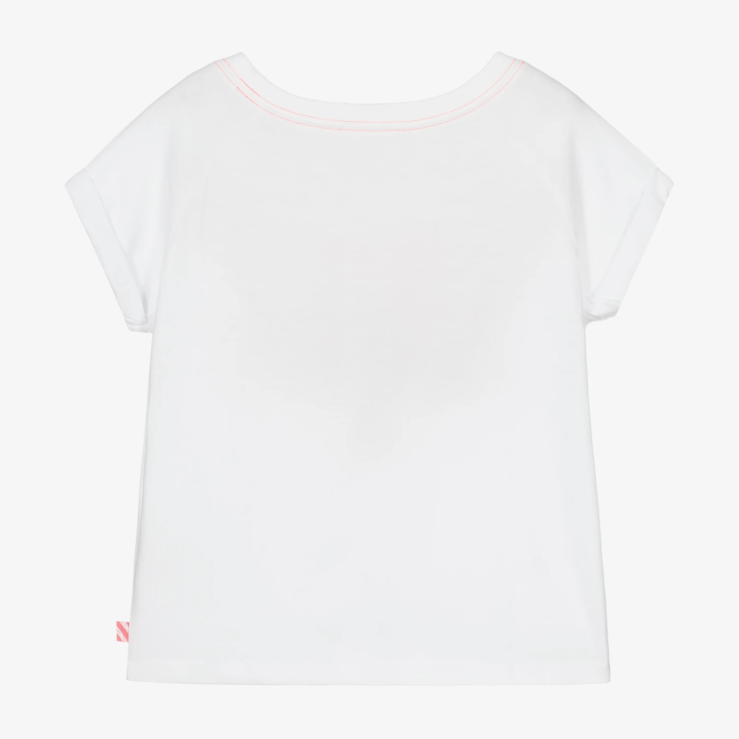 Billieblush Girls White Seashells T-Shirt 4 Billieblush Girls White Seashells T-Shirt - Image 2