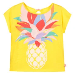 Billieblush Girls Yellow Pineapple T-Shirt