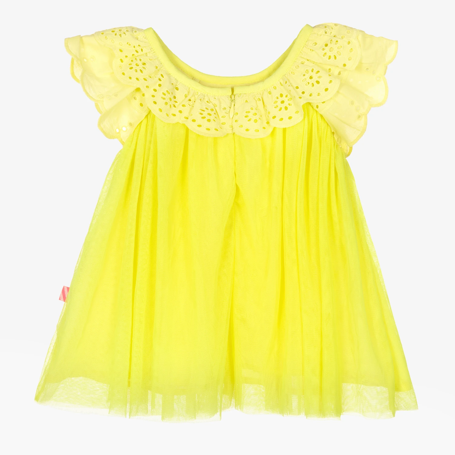 Billieblush Girls Yellow Ruffle Tulle Dress 4 Billieblush Girls Yellow Ruffle Tulle Dress - Image 2