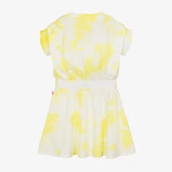 Billieblush Girls Yellow Tie-Dye Cotton Dress -Billieblush billieblush girls yellow tie dye cotton dress 502569 637c8fe0b3a906324a3dccec88bfef8f41bb93fa