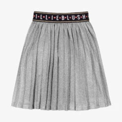 Billieblush Glittery Silver Pleated Skirt -Billieblush billieblush glittery silver pleated skirt 406579 3e95dd60d46adb50d44613de0d2142d836729da0