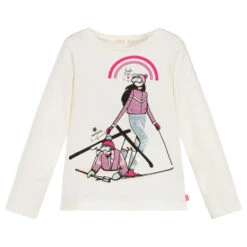 Billieblush Ivory Cotton Skiers Top