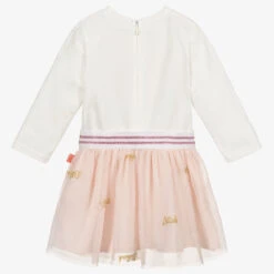 Billieblush -Billieblush billieblush ivory pink tulle dress 406455 123ed12c77fff8639d0480c866bb0281971ee22e